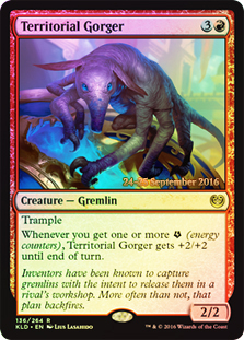 Territorial Gorger - Foil - Prerelease Promo