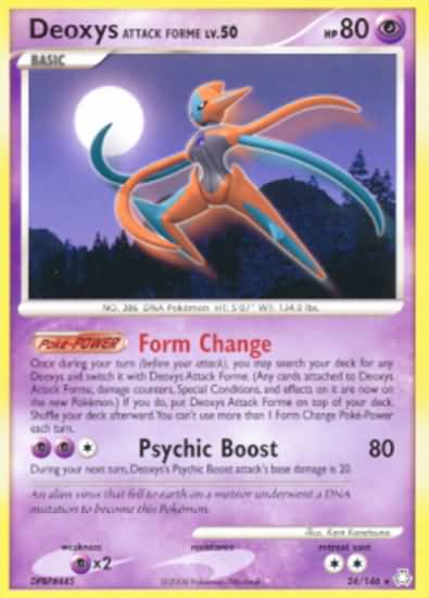 Deoxys Attack Forme - 24/146 - Rare