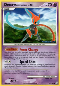 Deoxys Speed Forme - 26/146 - Rare