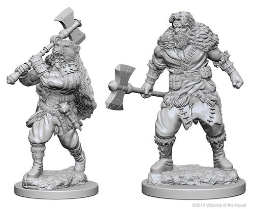 D&D Nolzurs Marvelous Miniatures: Human Barbarian (Male)