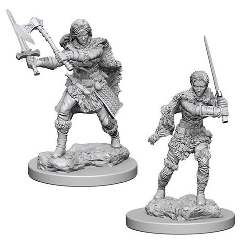 D&D Nolzurs Marvelous Miniatures: Human Barbarian (Female)