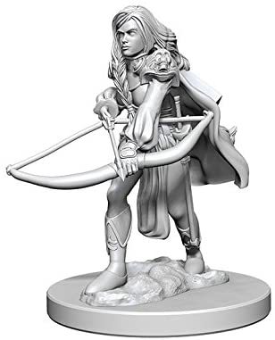 Pathfinder Battles Unpainted Minis - Human Female Fighter