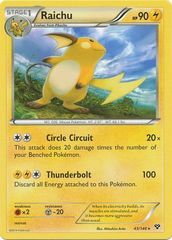 Raichu - 43/146 - Non Holo (XY Base Set Symbol)