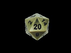 45mm Metal Dice  -  The Boulder Bronze Dragon Scale