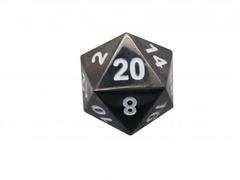 45mm Metal Dice  -  The Boulder Drow Black