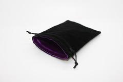 Black/Purple Dice Bag 5 x 7