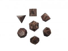 Picture Jasper 7 Piece RPG Dice Set Gemstone