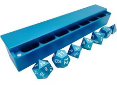 Precision CNC Aluminum Dice Set with Dice Vault  -  Sea Teal