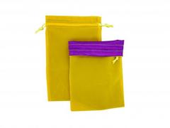 Yellow/Purple Dice Bag 5 x 7