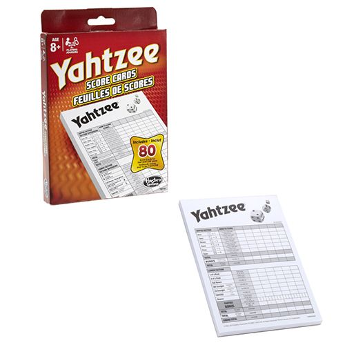 YAHTZEE SCORE PAD (2016)