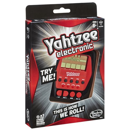 YAHTZEE HANDHELD ELECTRONIC GAME (2016)