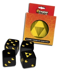 Legion - Iconic Dice D6 Tin: Triforce (9)