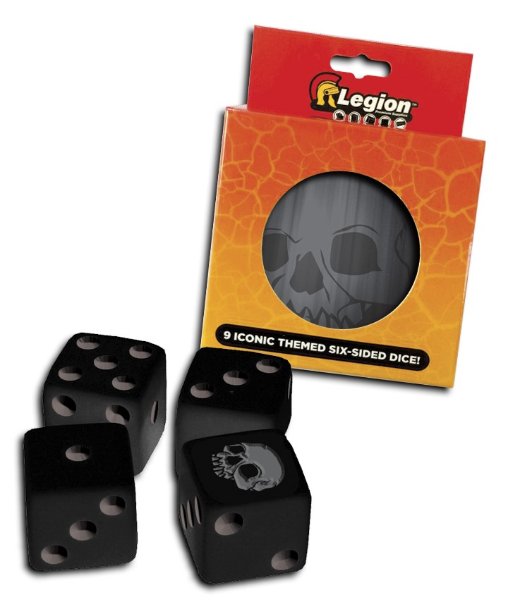 Legion - Iconic Dice D6 Tin: Skull (9)