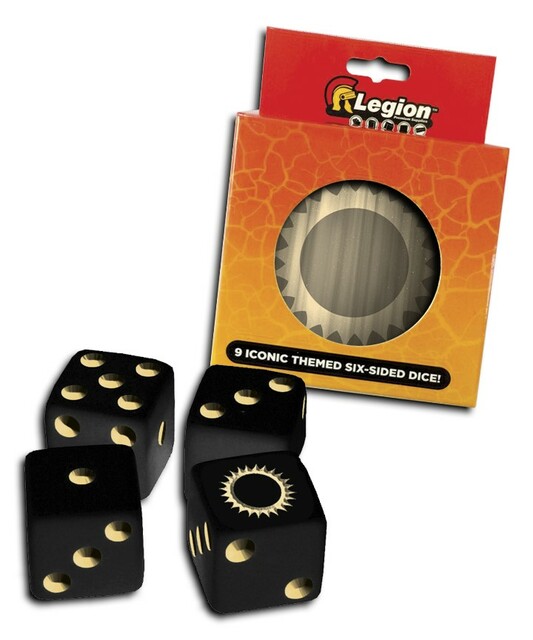 Legion - Iconic Dice D6 Tin: Sun (9)