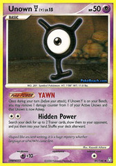 Unown Y - 81/146 - Uncommon