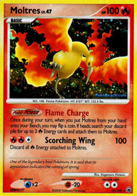 Moltres - 10/100 - Holo Rare