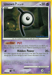 Unown P - 33/100 - Rare