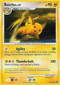 Raichu - 45/100 - Uncommon