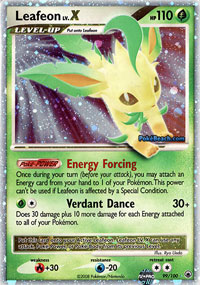 Leafeon Lv.X - 99/100 - Ultra Rare Holo