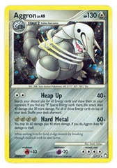 Aggron - 1/123 - Holo Rare