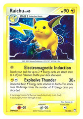 Raichu - 15/123 - Holo Rare