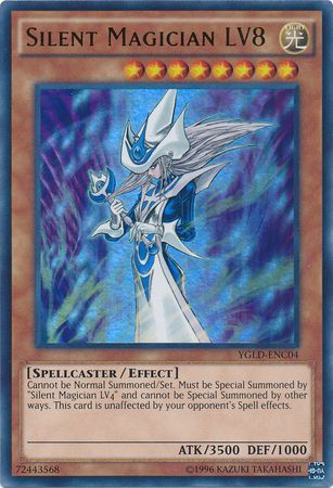 Silent Magician LV8 - YGLD-ENC04 - Ultra Rare - Unlimited Edition