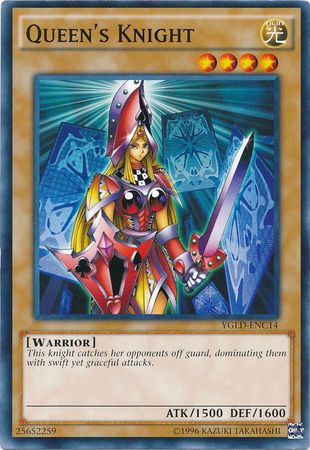 Queens Knight - YGLD-ENC14 - Common - Unlimited Edition