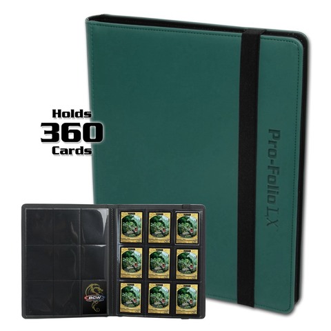 BCW Pro-Folio 9-Pocket LX - Teal