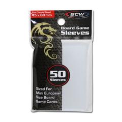 BCW Board Game Sleeves 50 Sleeves - 45mm x 68mm Mini European