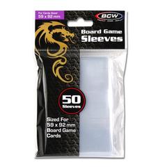 BCW Board Game Sleeves 50 Sleeves - 59mm x 92mm European (Dominion)