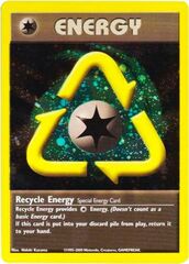 Recycle Energy - Reverse Holo - Wizards 2000 Promo