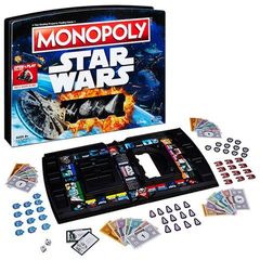 STAR WARS: STOW AND GO MONOPOLY BOARD GAME