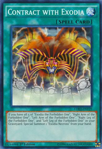 Contract with Exodia - LDK2-ENY29 - Common - 1st Edition