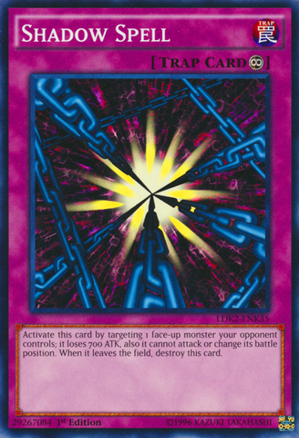 Shadow Spell - LDK2-ENK35 - Common - 1st Edition