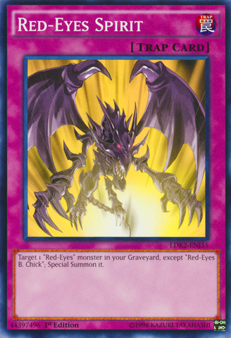 Red-Eyes Spirit - LDK2-ENJ35 - Common - 1st Edition