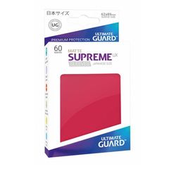 Ultimate Guard - Supreme UX Sleeves Small Size - Matte - Red (60)