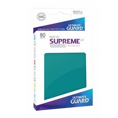 Ultimate Guard - Supreme UX Sleeves Standard Size - Matte - Petrol Blue (80)