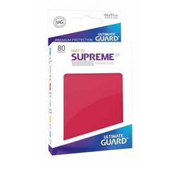 Ultimate Guard - Supreme UX Sleeves Standard Size - Matte - Red (80)