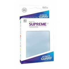 Ultimate Guard - Supreme UX Sleeves Standard Size - Matte - Transparent (80)