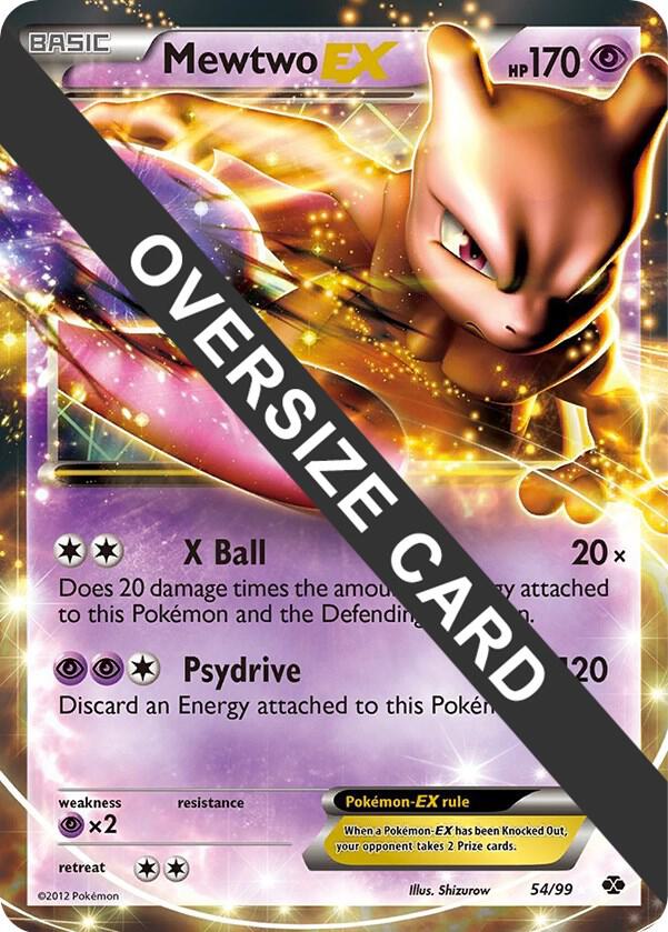 Mewtwo-EX - 54/99 - Oversized Promo