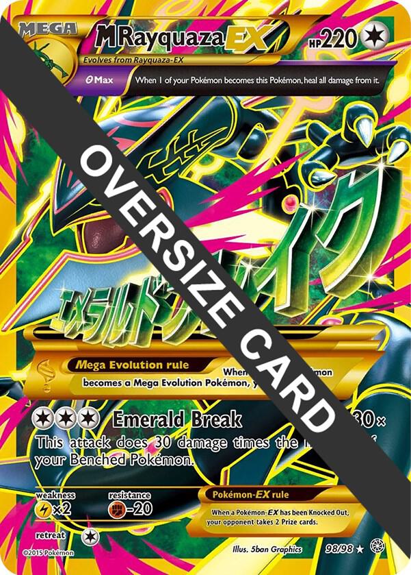 Mega Rayquaza EX - 98/98 - Oversized Promo