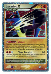 Lucario LV.X - 122/123 - Rare Holo