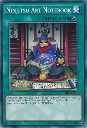 Ninjitsu Art Notebook - TDIL-EN081 - Common - Unlimited Edition