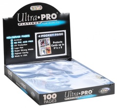 Ultra Pro - 4-Pocket Platinum Page with 3-1/2