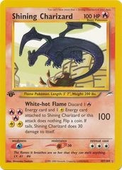 Shining Charizard - 107/105 - Shining Holo Rare - 1st Edition