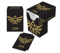 Ultra Pro - The Legend of Zelda: Black & Gold Full-View Deck Box