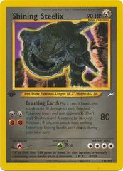 Shining Steelix - 112/105 - Shining Holo Rare - 1st Edition