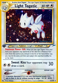 Light Togetic - 15/105 - Holo Rare - 1st Edition