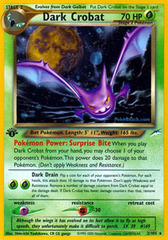 Dark Crobat - 2/105 - Holo Rare - 1st Edition