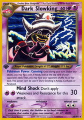 Dark Slowking - 20/105 - Rare - 1st Edition